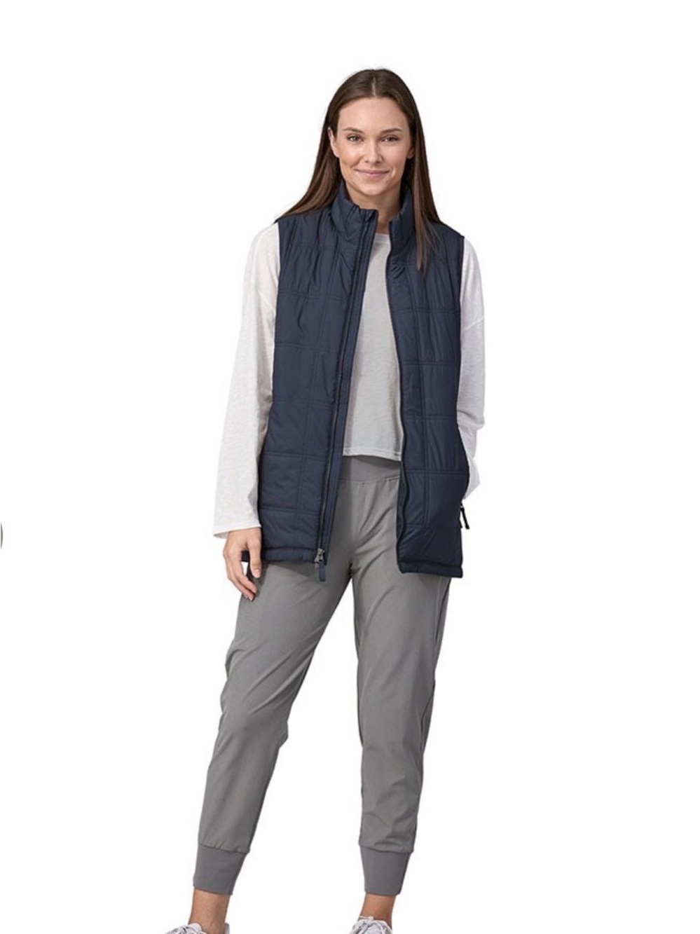 Patagonia Navy Quilted Vest - Women's Lightweight Layer